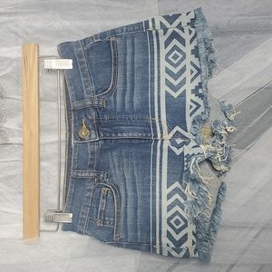 Bullhead High Rise Short Sz3 Blue